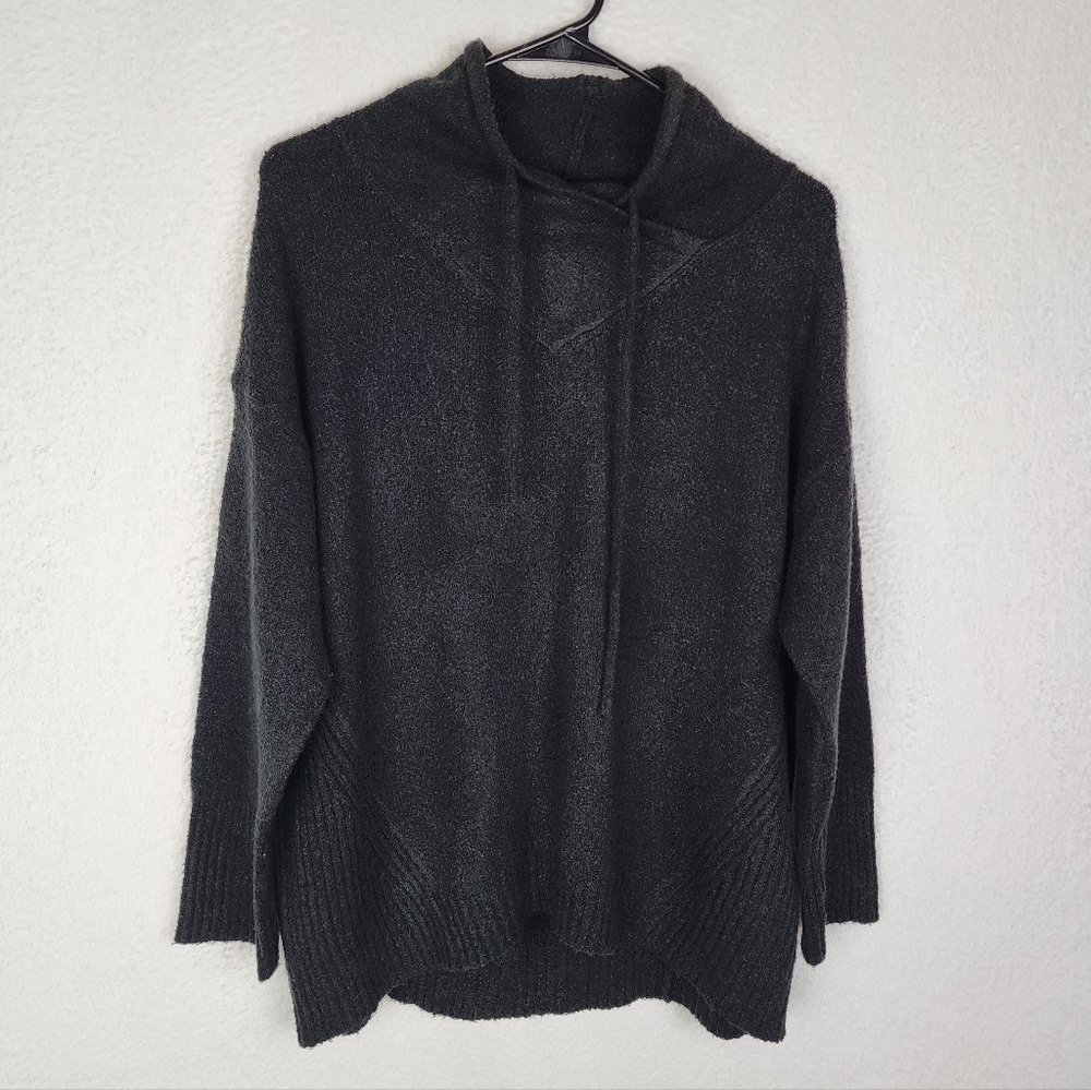 PHILOSOPHY Black Cowl Neck Sweater M